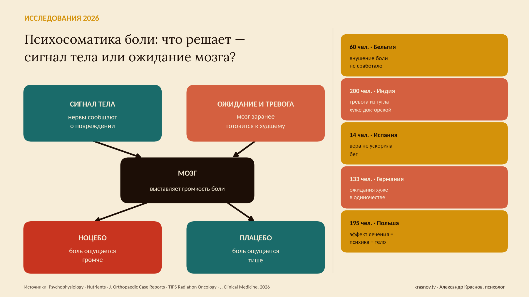 Психосоматика боли: может ли тревога её усилить?